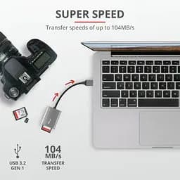 Зчитувач флеш-карт Trust Dalyx Fast USB 3.2 Card reader (24135) - мініатюра 8
