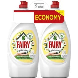Набір: Засіб для миття посуду Fairy Sensitive 1800 мл (2 шт. х 900 мл)