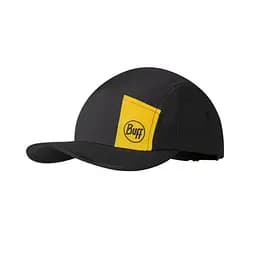 Кепка Buff 5 Panel Go Cap S/M Черный-Желтый