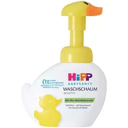 Пінка для вмивання та миття рук HiPP Babysanft 250 мл жовта