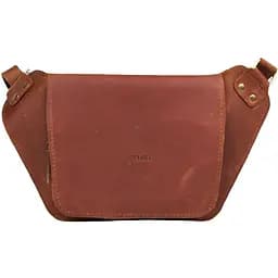 Шкіряна бананка Tarwa коньячна матова шкіра 14х29х5 см sum0028384