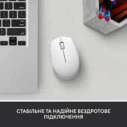 миша Logitech M171 White 910-006867 - мініатюра 2