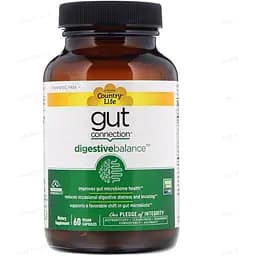 Натуральная добавка Country Life Digestive Balance Gut Connection кишечник и иммунитет 60 капсул