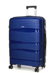 Валіза велика L поліпропілен Worldline Airtex 283 74,5×49×32см 120л Темно-синій