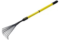 Граблі віялові садові MasterTool 740-1015 x 160 мм гумова ручка - мініатюра 2