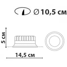Точковий світильник Friendlylight Tweeter FL1114 - мініатюра 3