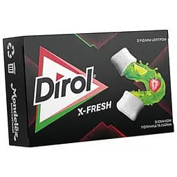 Гумка жувальна Dirol X-Fresh Полуниця-лайм, 19 г (797119)