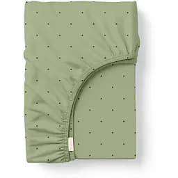 Простирадло Cosas на резинці 120х200 olive cs1, оливковий (OliveDots_120x200x20)