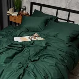 Комплект постільної білизни Moon&Star Satin Premium Evergreen Dream євро 200х220 см наволочки 4х70х70 см - мініатюра 6