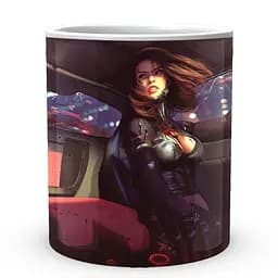 Кухоль GeekLand Cyberpunk 2077 Кіберпанк 2077 CY 02.595 330 мл білий - мініатюра 2