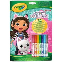 Розмальовка Crayola Gabby's Doll's House 32 сторінки та 7 фломастерів - мініатюра 3