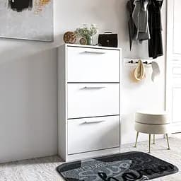 Тумба для взуття Moreli S-21 Ш590/В1200/Г280 Білий