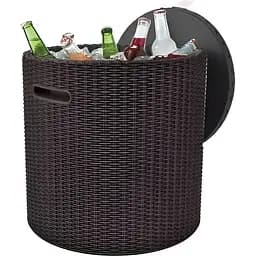 Стіл-скриня садова пластикова Keter Cool Stool коричневий - мініатюра 3