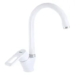 Смеситель для кухни Zerix Z5130-7 white ZX0361 Белый матовый