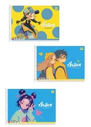 Набір альбомів для малювання 3 шт. Альбом Школярик 20 арк. А4 8045 4823088243949