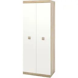 Шкаф распашной 2-х дверный Эверест Соната-800 дуб сонома/белый (EVR-2298)