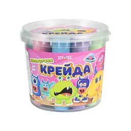 Мел для рисования на асфальте Strateg 50138ST 16 штук, разноцветная