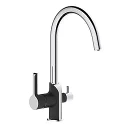 Смеситель для кухни на две воды Mixxus Premium Edem 021 MI5925 Черный матовый