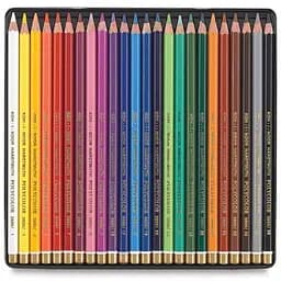Олівці кольорові художні Koh-i-Noor Polycolor 24 шт. у металевій коробці (3824024002PL) - мініатюра 2