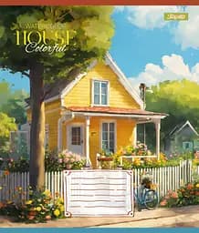 Набір зошитів 1 Вересня House colorful А5 в лінійку 48 аркушів 10 шт. (767116) - мініатюра 4