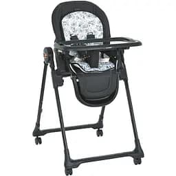 Багатофункціональний стільчик для годування ME 1037-B Crystal Black Gold