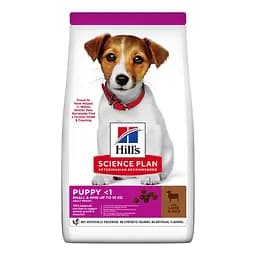 Сухий корм Hill’s SP Puppy Smal&Mini для цуценят малих і мініатюрних порід, з ягням і рисом, 1,5 кг