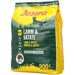 Сухой корм для собак Josera Lamm & Batate, с ягненком и бататом, 900 г