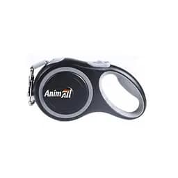 Повідець-рулетка AnimAll для собак вагою до 25 кг 5 м сірий
