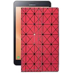 Чехол StatusCASE из экокожи для планшета Samsung Galaxy Tab A8.0 2017 (T385) Красный ромб