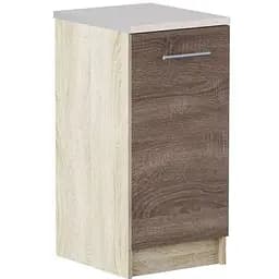 Кухонный модуль нижний Эверест Эко 400 дуб сонома+трюфель (со столешницей) 40х46х82 см (DTM-2886)