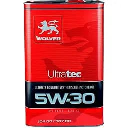 Олива моторна Wolver Ultratec 5W-30, 504/507 C3 API SN/CF 5 л (71918)