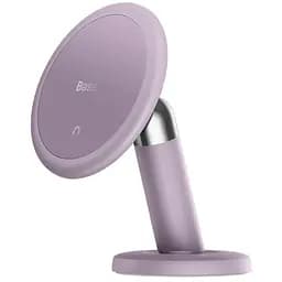 Автомобільне кріплення для смартфона Magnetic (Клейка стрічка) Baseus Пурпурове