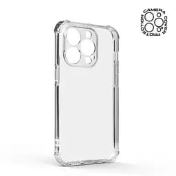 Прозрачный чехол для Apple iPhone 14 Pro с защитой камеры и усиленными бортами, тонкий, силиконовый, бесцветный, ударопрочный, противоударный бампер с закрытой камерой, ArmorStandart (ARM65248) - мініатюра 2