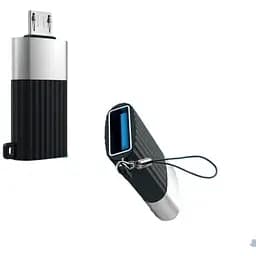 Коннектор XO NB149-G USB 2.0 to Micro Черный