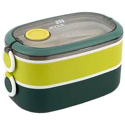 Ланчбокс Kite двойной с зеленым наполнением 1.6 л (K25-1181-3)