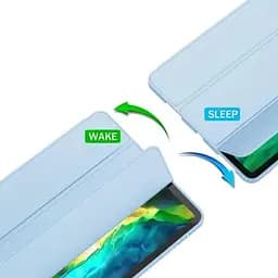 Чохол-книжка BeCover Tri Fold Soft TPU з кріпленням Apple Pencil для Apple iPad Air 4/5 2020/2022 10.9" Light Blue (711108) - мініатюра 9