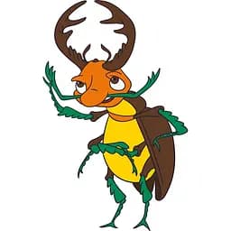 Роспись на холсте "Жук-олень" Art Craft 15055-AC 25x30 см