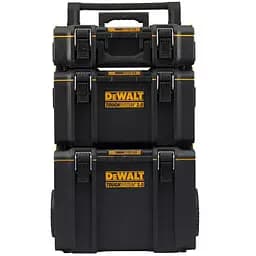 Комплект ящиків DeWalt Toughsystem 2.0: ящик DS450 Toughsystem 2.0 DWST83295-1 + ящик DS300 Toughsystem 2.0 DWST83294-1 + ящик DS150 Toughsystem 2.0 DWST83293-1 (DWST83402-1)