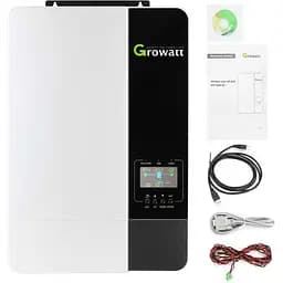 Перетворювач інвертор для сонячних батарей Growatt 5000W 48V 100A без Wi-fi - мініатюра 2