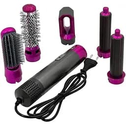 Фен-щітка Hot Air Styler Hair Brush 9234 мультистайлер 5в1 с кейсом