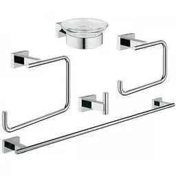 Набір аксесуарів Grohe Essentials Cube 40758001, Хром