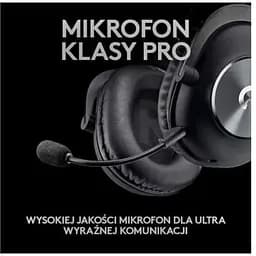 Ігрові навушники Logitech G Pro X Wireless LIGHTSPEED гарнітура для ПК чорна (981-000907) - мініатюра 7
