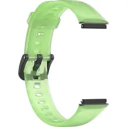 Силіконовий ремінець Becover Crystal Style для Huawei Band 7/Honor Band 7 Green (709430)