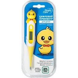 Термометр цифровой Simply Care с гибким наконечником игрушка Дак