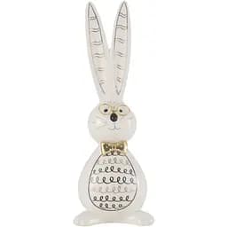 Статуетка J-line зайчик із золотим бантиком 28 см (21424)