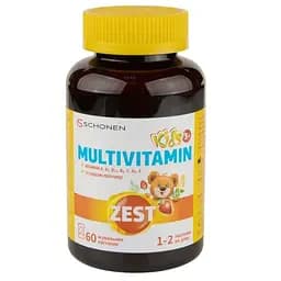 Зест Кидс Мультивитамин пастилки жевательные №30