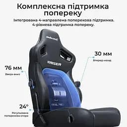 Ігрове крісло Anda Seat Kaiser 4 V2 Size XL White PVC (AD12YDDC-XLL-20-W-PV/C-03) - мініатюра 7