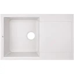 Кухонна мийка Lidz 790x495/230 WHI-01 біла (LIDZWHI01790495230)