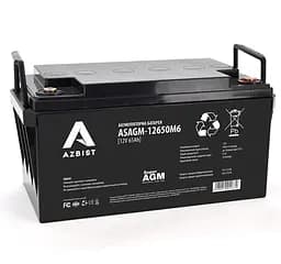 Аккумуляторная батарея Super AGM AZBIST ASAGM12650M6 12V 65Ah - мініатюра 1