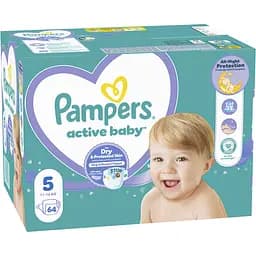 Уцінка. Підгузки Pampers Active Baby 5 (11-16 кг) 64 шт.   - мініатюра 2